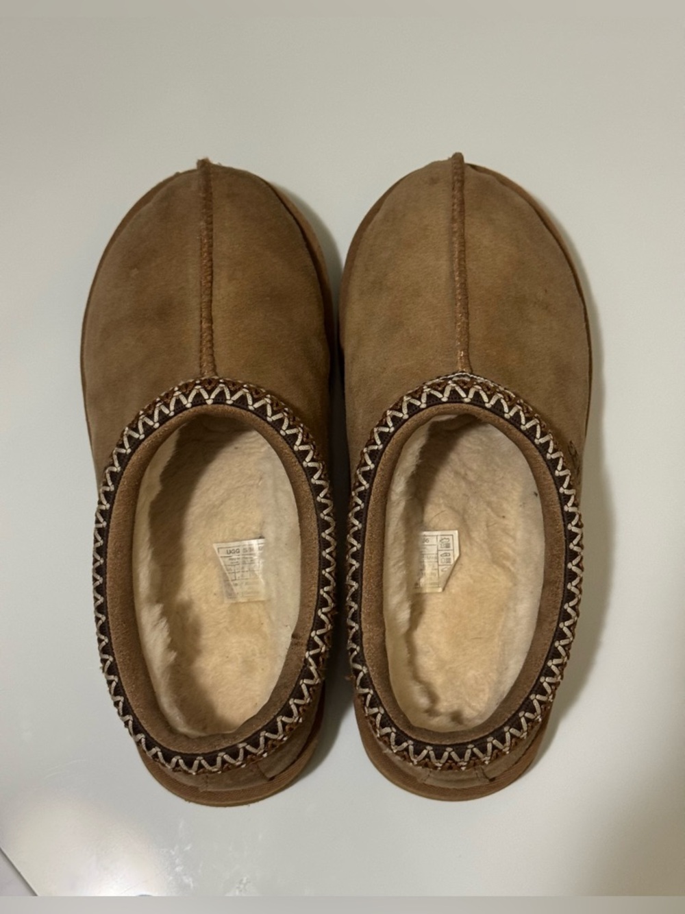 Ugg Tasman Slippers Chestnut Size 8 GUC! - Picture 7 of 10